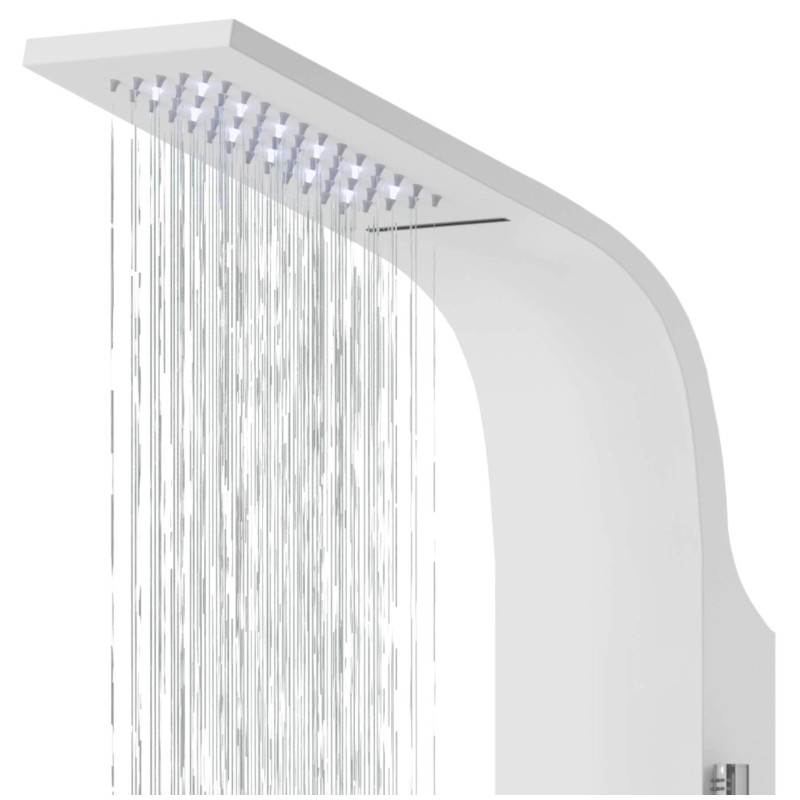 Panel prysznicowy Corsan KASKADA LED, hydromasaż
