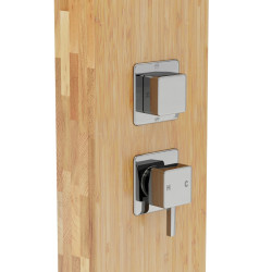 Panel prysznicowy z bambusa Corsan BAO – styl japandi