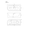 Wanna narożna INTERO E230 prawa – 150, 160, 170 cm | Corsan