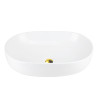 Umywalka nablatowa OLVENA UC5566 60x40 cm | Easy Clean