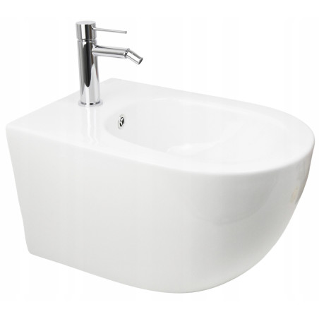 Podwieszany bidet Corsan INTERO BS01 | Owalny, Anti Wipe