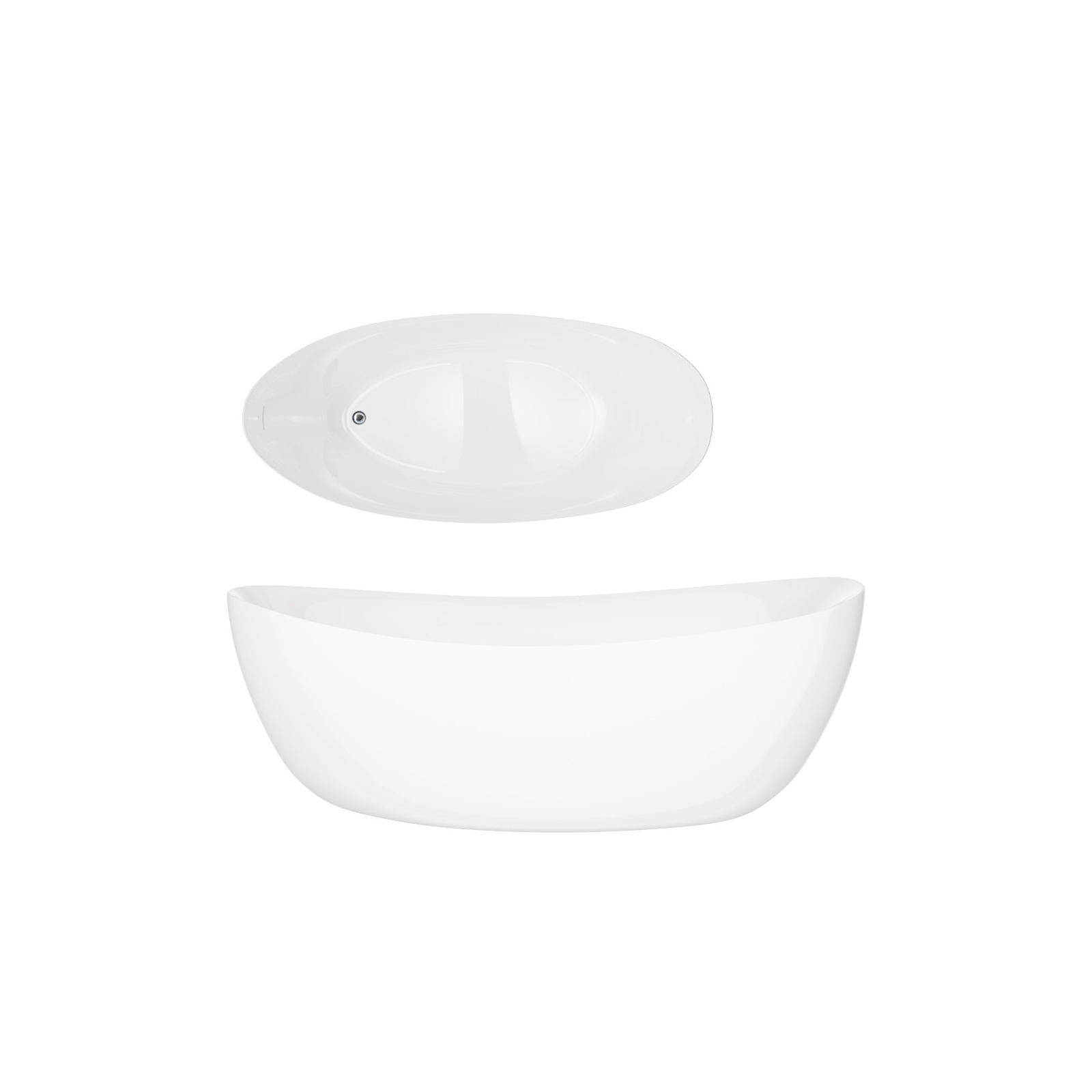Wanna wolnostojąca Corsan AVOLA V032 180 cm asymetryczna