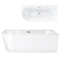 Wanna INTERO E240 prawa 150/160/170cm, szeroka krawędź