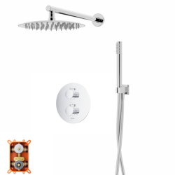 Zestaw prysznicowy podtynkowy Corsan LUGO Z03 – termostat lub mieszacz