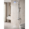 Kolumna Prysznicowa ANGO LED02M | LED, Termostat/Mieszacz