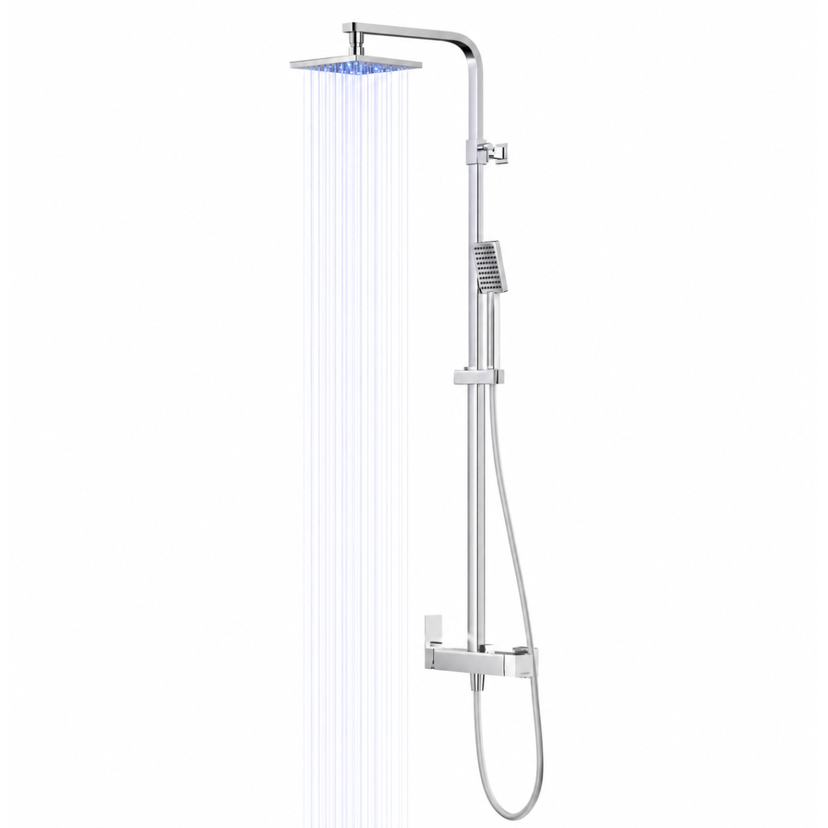 Kolumna Prysznicowa ANGO LED02M | LED, Termostat/Mieszacz