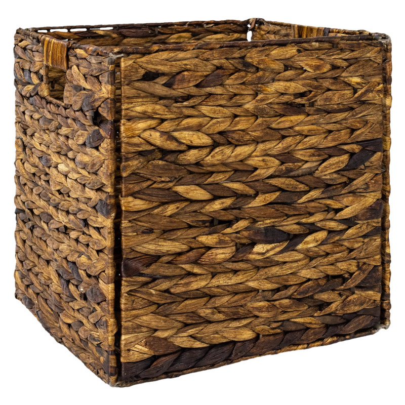 Składany kosz z hiacyntu 33×33×33 cm | Koszoplotka