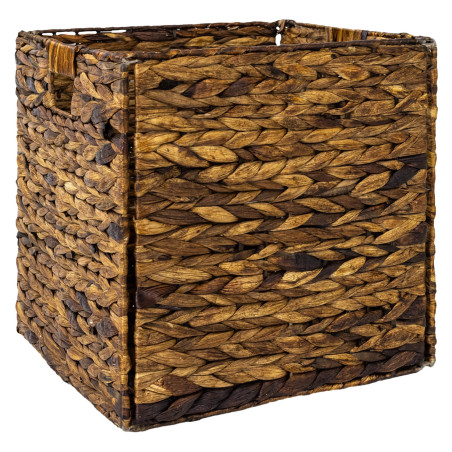 Składany kosz z hiacyntu 33×33×33 cm | Koszoplotka