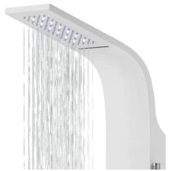 Sprchový panel KASKADA LED, hliníkový