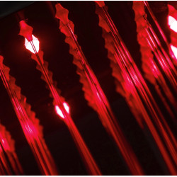 Sprchový panel KASKADA LED, hliníkový