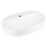 Nástavbové umyvadlo OLVENA UC5658 s otvorem pro baterii, 60×40×12 cm