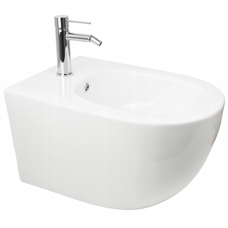 Závěsný bidet INTERO BS01, keramický