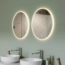 LED zrcadlo TONDO 60 cm, kulaté