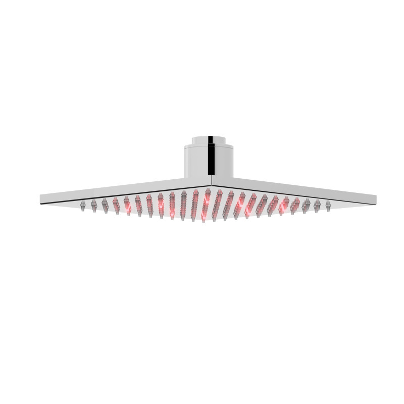 Sprchová hlavice P285 LED, čtvercová