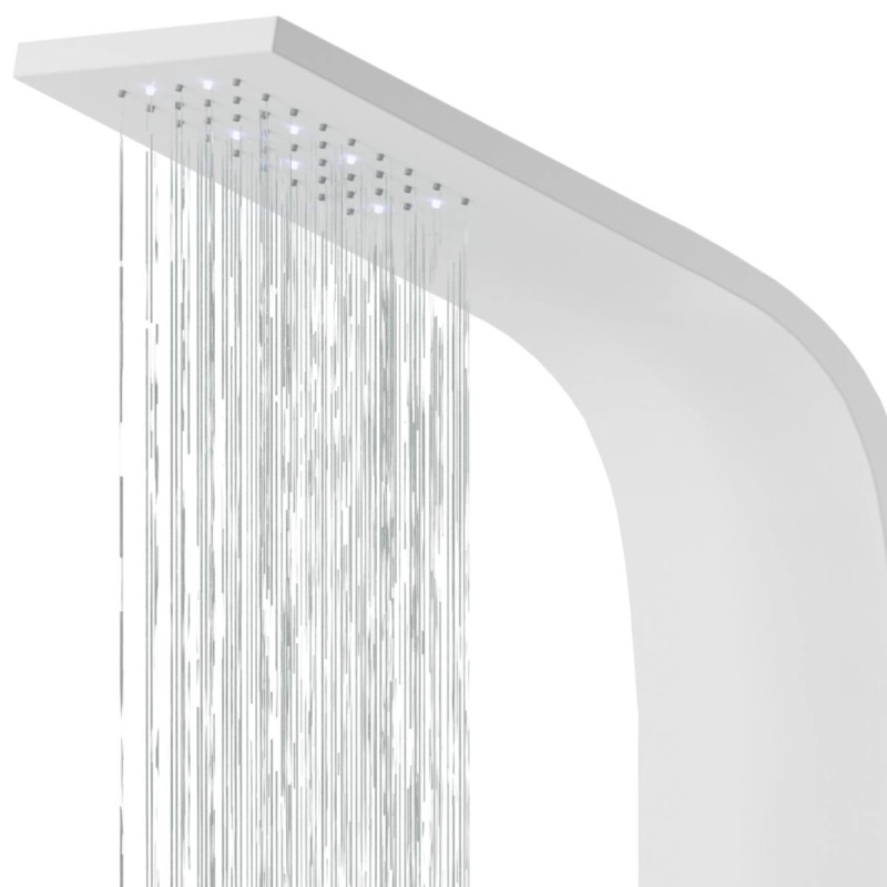 Sprchový panel ALTO LED, hliníkový