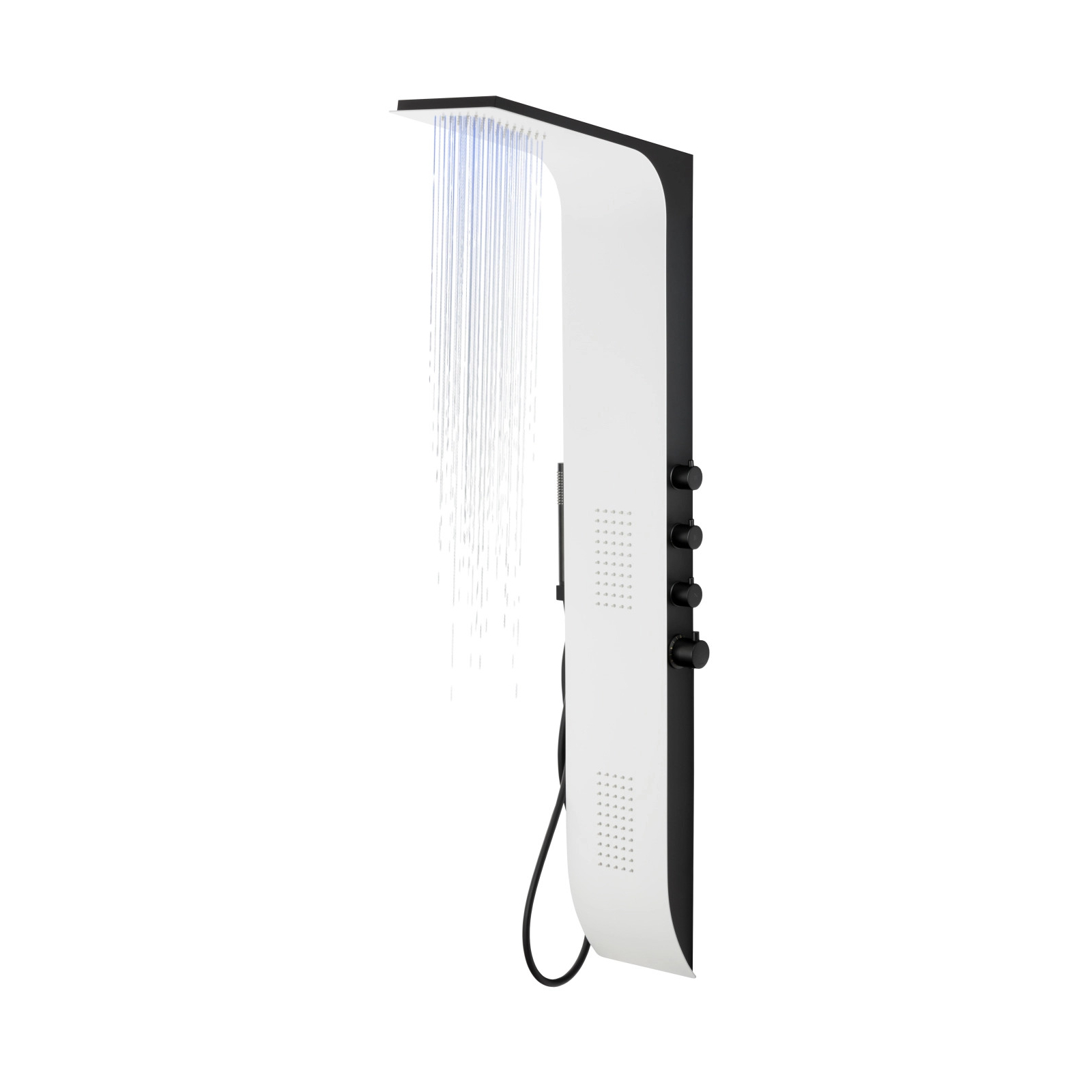 Sprchový panel DUO LED, hliníkový