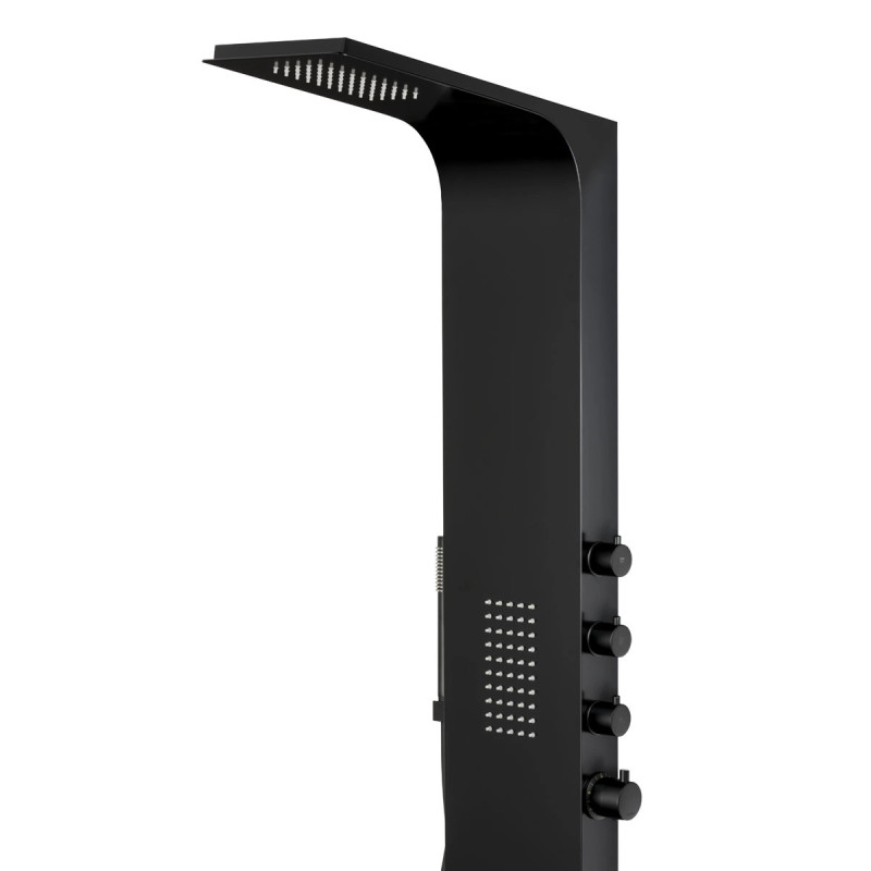 Sprchový panel DUO LED, hliníkový
