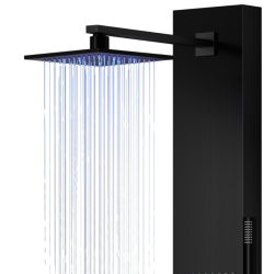 Sprchový panel NEO LED, ocelový