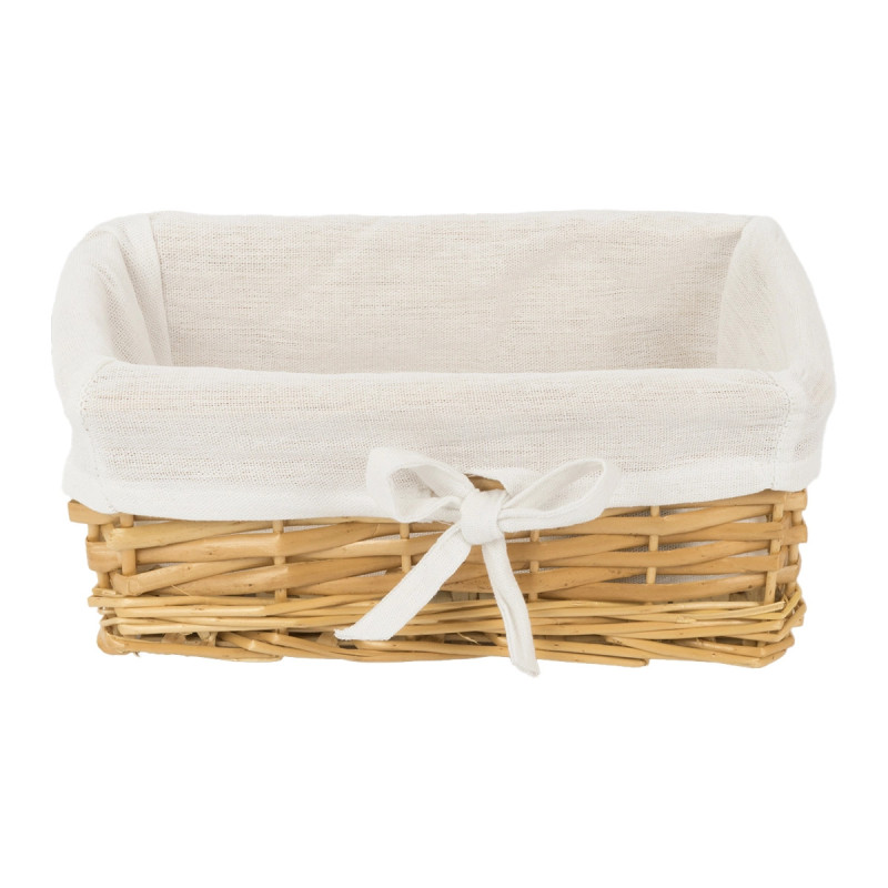 Proutěný košík 520E s mašlí 27×17×11 cm – Koszoplotka