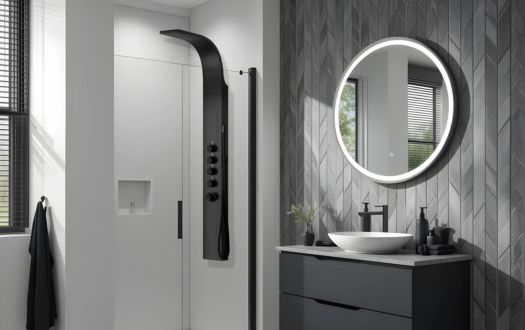 Panel prysznicowy bez kucia ściany – czy to możliwe?