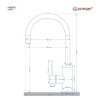 Küchen-/Badezimmerarmatur LUGO CMB7522