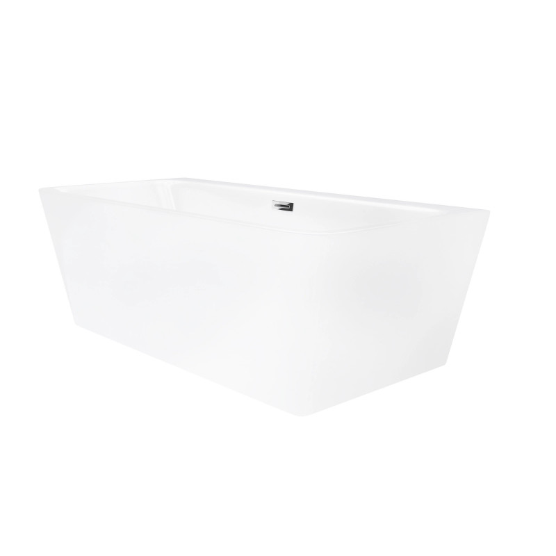 Freistehende Wandbadewanne ISEO E019 mit breitem Rand
