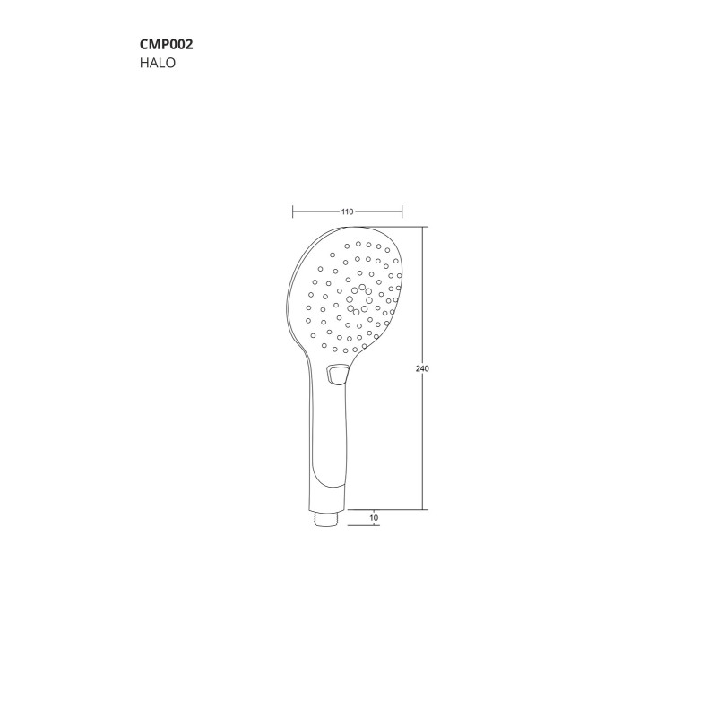 Handbrause HALO CMP002