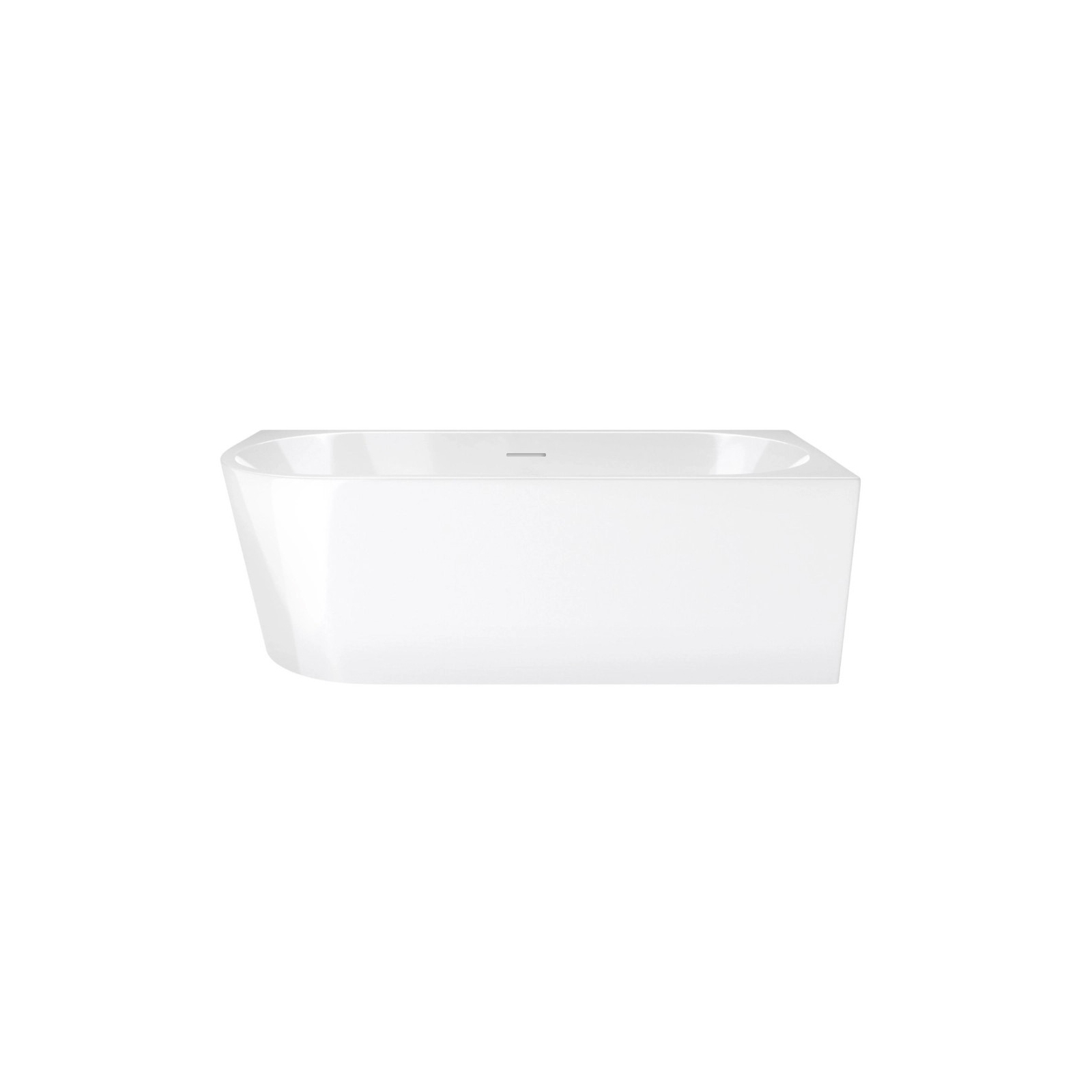 Eckbadewanne INTERO V230 mit Schlitzüberlauf, rechts