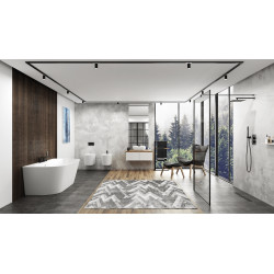 Wandbadewanne MONO E030 mit breitem Rand