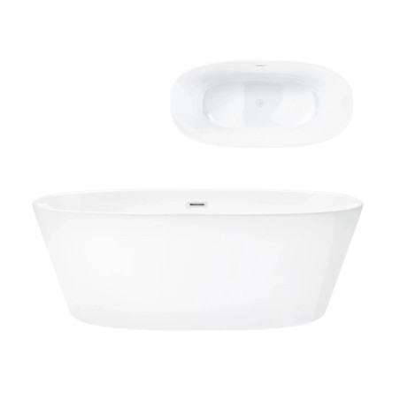 Freistehende Badewanne SALINA E026