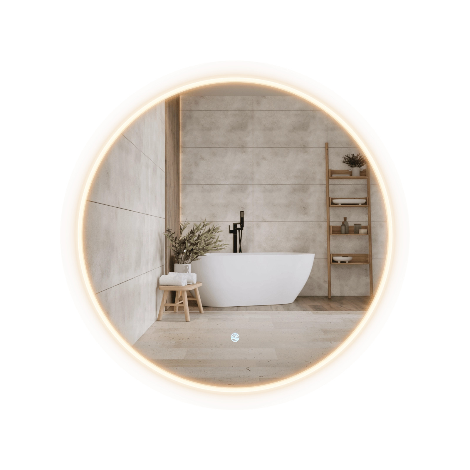 LED‑Spiegel TONDO 60 cm, rund