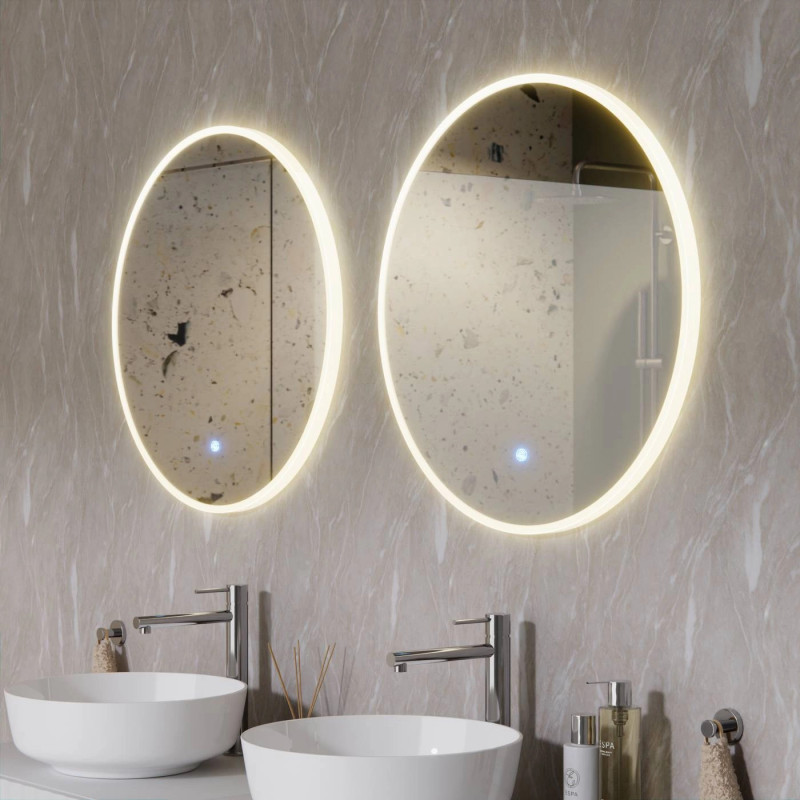 LED‑Spiegel TONDO 70 cm, rund