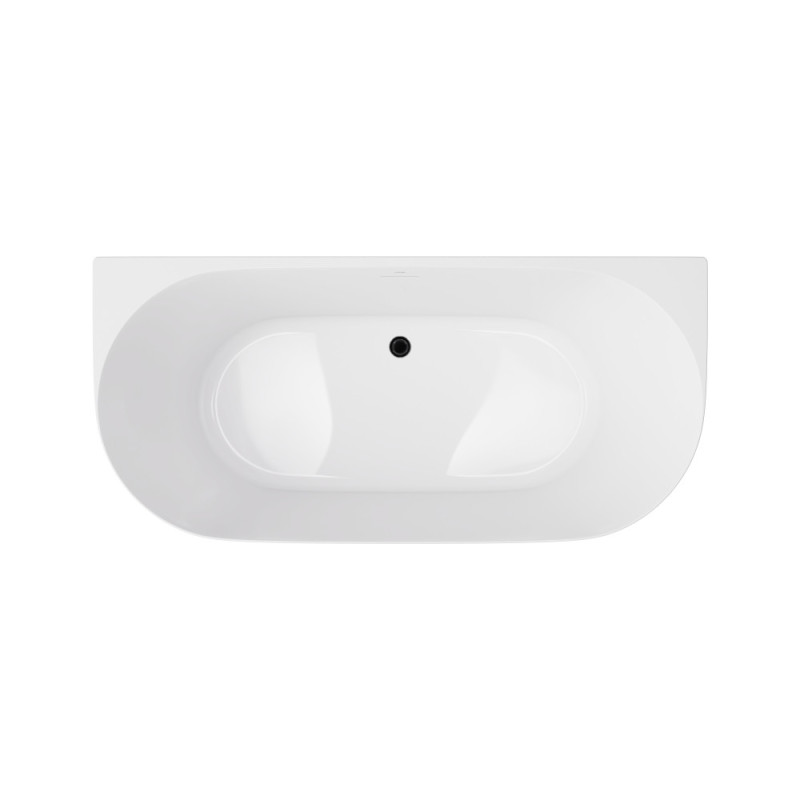 Wandbadewanne MONO V029 SLIM mit Schlitzüberlauf