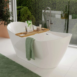Bambus‑Badewannenablage BP16, ausziehbar