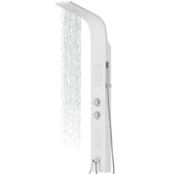 Duschpaneel ALTO LED, Aluminium