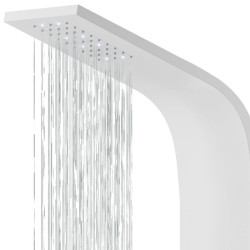 Duschpaneel ALTO LED, Aluminium