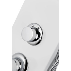 Duschpaneel ALTO LED, Aluminium