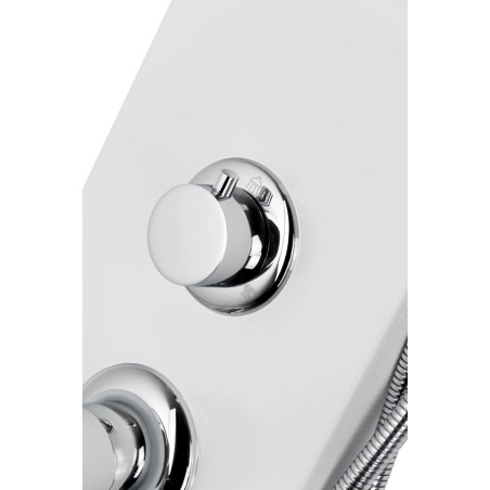 Duschpaneel ALTO LED, Aluminium