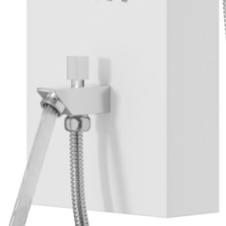 Duschpaneel ALTO LED, Aluminium