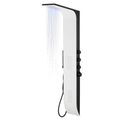 Duschpaneel DUO LED, Aluminium