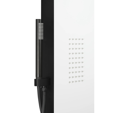 Duschpaneel DUO LED, Aluminium