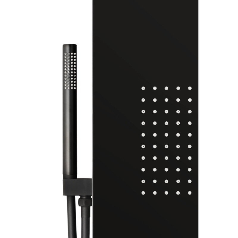 Duschpaneel DUO LED, Aluminium