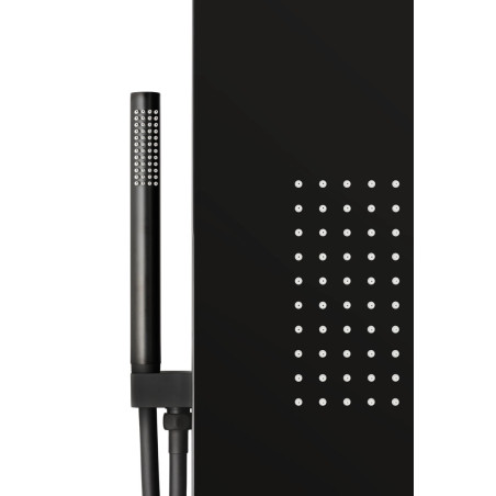 Duschpaneel DUO LED, Aluminium