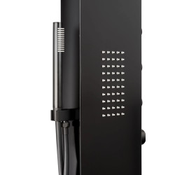 Duschpaneel DUO LED, Aluminium