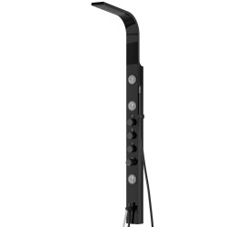 Duschpaneel SNAKE LED, Stahl