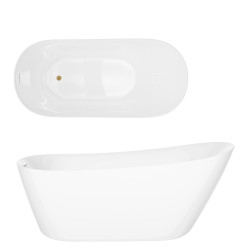Freistehende Badewanne ESTELLA II V038 Slim