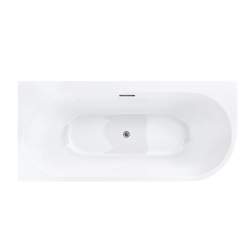 Eckbadewanne INTERO E240 mit breitem Rand, links