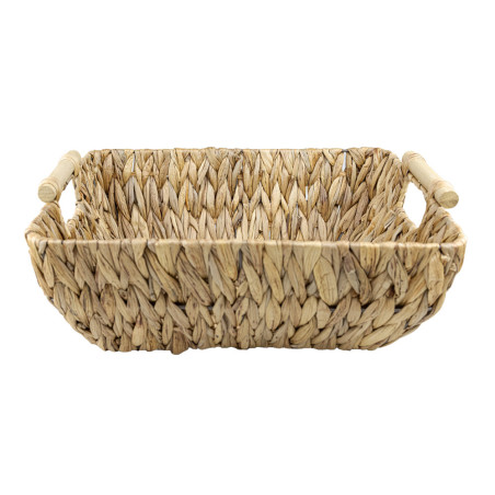 Korb aus Wasserhyazinthe mit Holzgriff RUKO 412A 44×34×15 – Koszoplotka