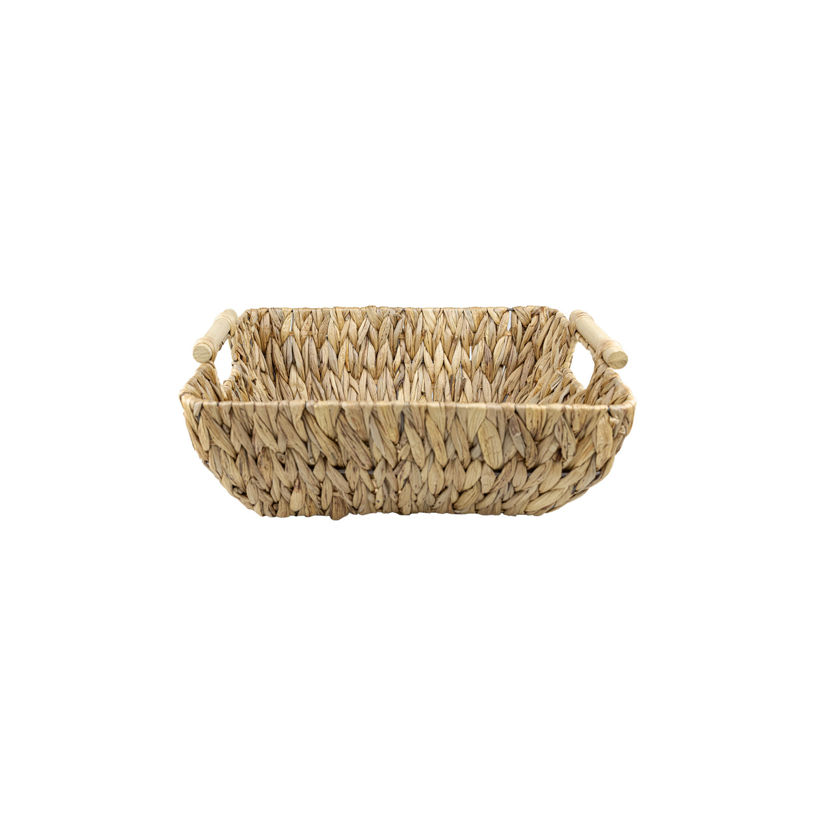 Korb aus Wasserhyazinthe mit Holzgriff RUKO 412A 44×34×15 – Koszoplotka