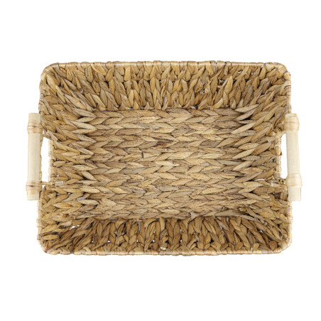 Korb aus Wasserhyazinthe mit Holzgriff RUKO 412A 44×34×15 – Koszoplotka